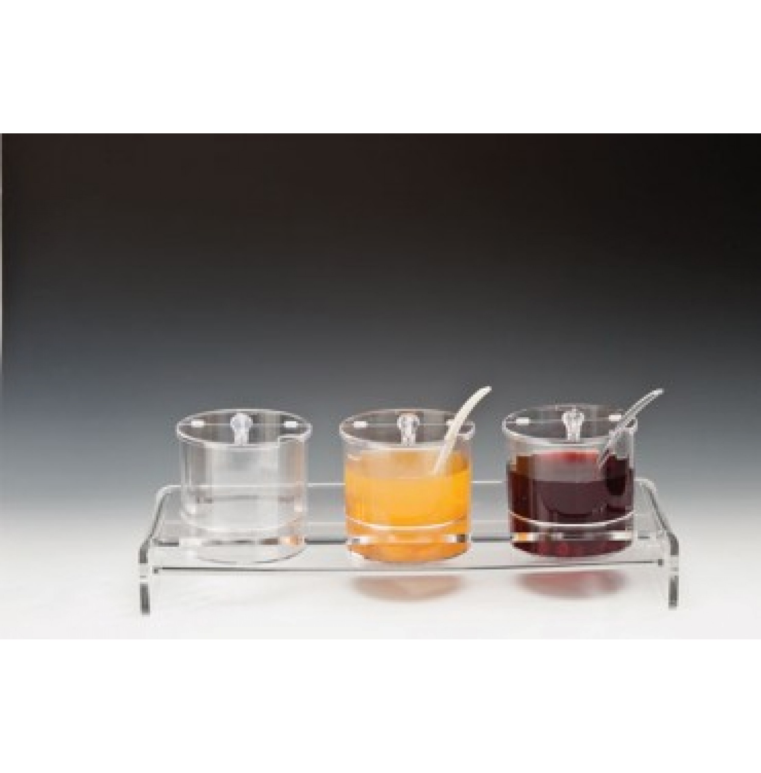 POLYCARBONAT SOSLUK REÇELLİK STANDI / 1.5 LİTRE 19,5 X 57 X H: 19 Cm